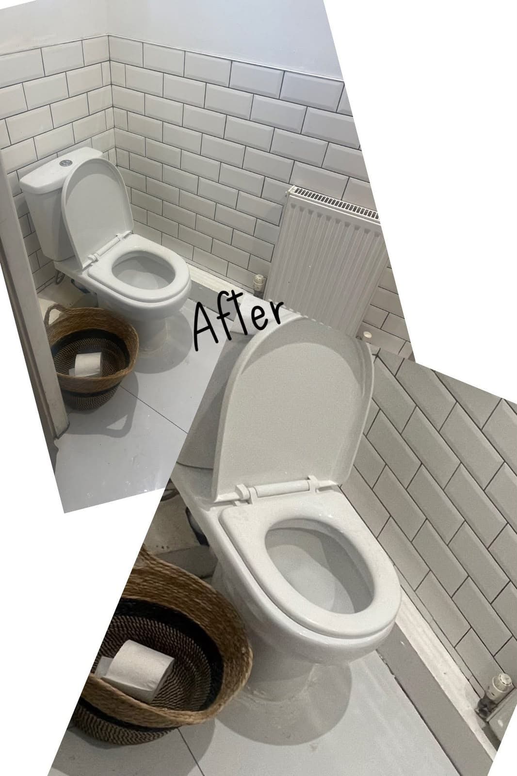 Bathroom cleaning services after cleaning